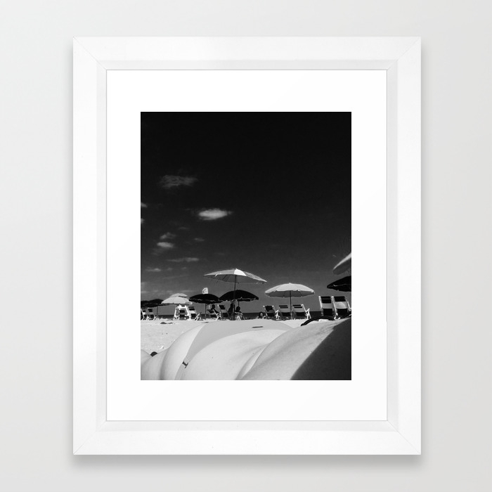Ass By The Ocean Framed Art Print By Feline666 Society6