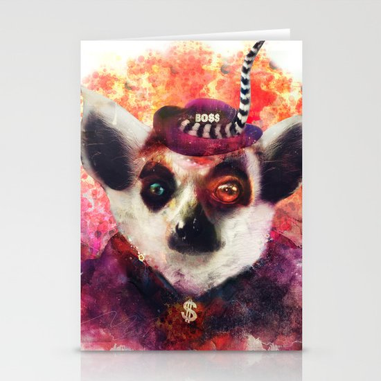 Lemur ( The Pimp Le-Mur ) Stationery Cards