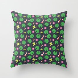 Koi Pond Throw Pillow