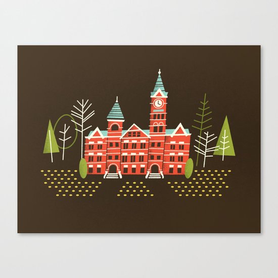 Samford Hall Canvas Print