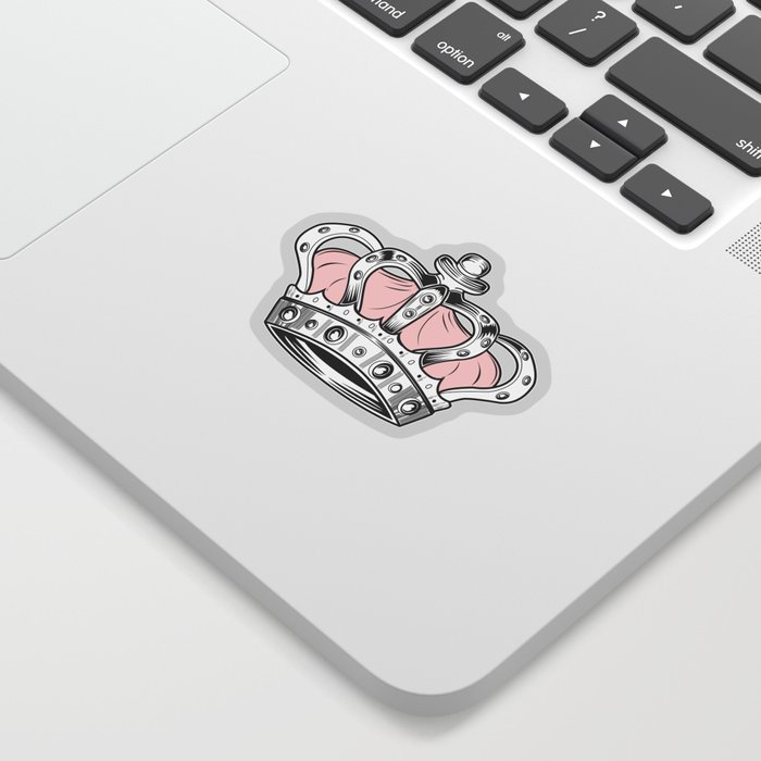 Crown - Pink Sticker