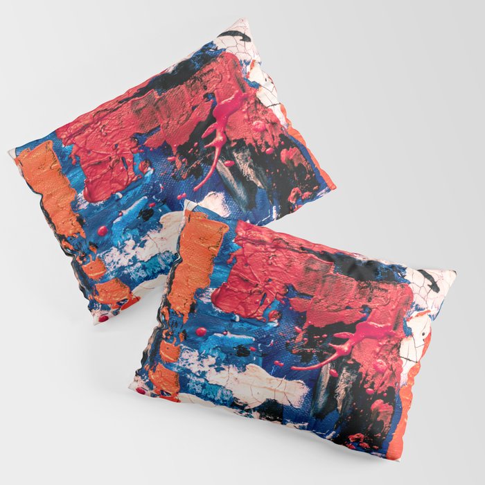 Colorful Abstract Painting Pillow Sham