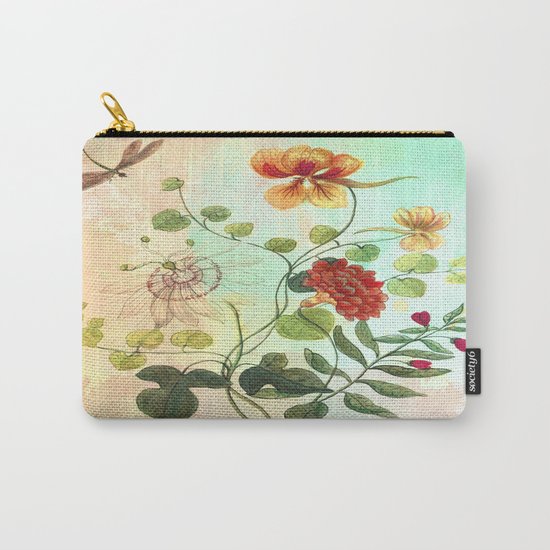Simply Divine, Vintage Botanical Illustration Carry-All Pouch