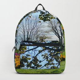 Cliff Gargens, Southend on Sea, UK Backpack | Landscape, Scenery, Essex, Springtime, Color, Southendonsea, England, Garden, Beautifulplaces, British 