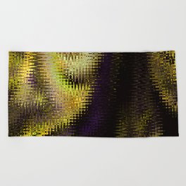 Zigzag Trough The Dark Beach Towel