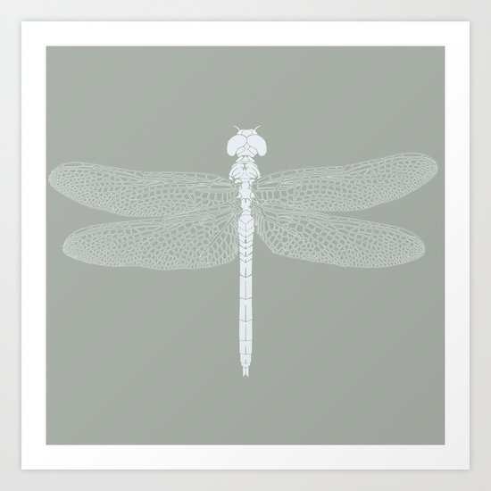 dragonfly v4 Art Print