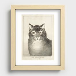 The Favorite Cat Vintage  Recessed Framed Print