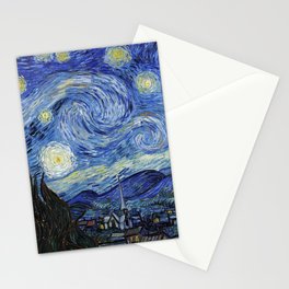 Starry Night by Vincent Van Gogh Stationery Cards