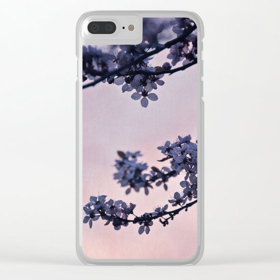 blossoms at dusk Clear iPhone Case