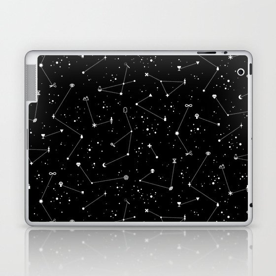 Constellations (Black) Laptop & iPad Skin