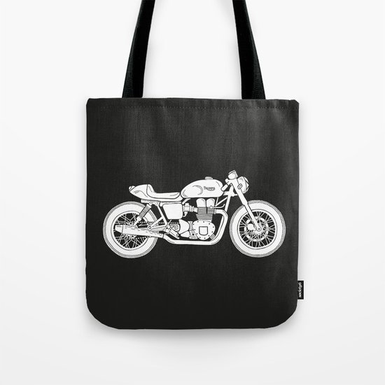 Triumph Bonneville - Cafe Racer series #3 Tote Bag