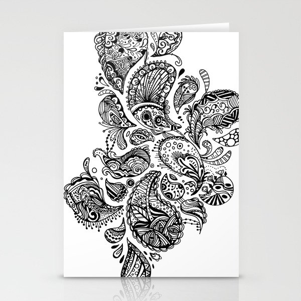Extraterrestrial Paisley Stationery Cards