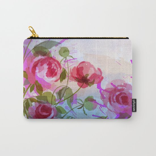 joyful flowers Carry-All Pouch