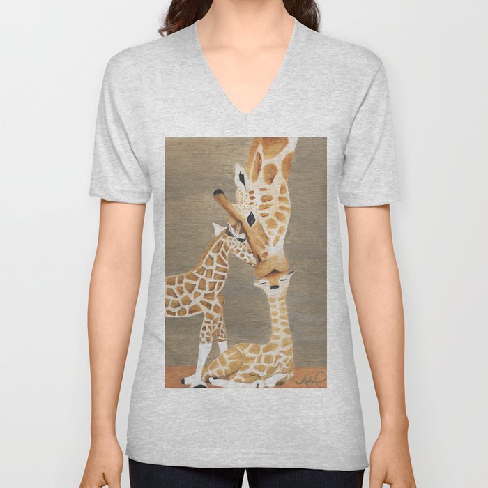 Linked by Love V Neck T Shirt
