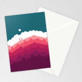 Sunlight Over the Hill No. 1 Stationery Cards