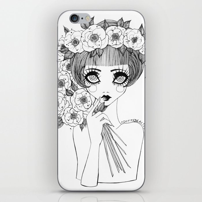 Flower Girl iPhone Skin