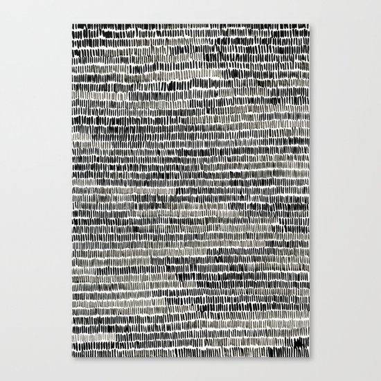 Watercolour Lines Canvas Print