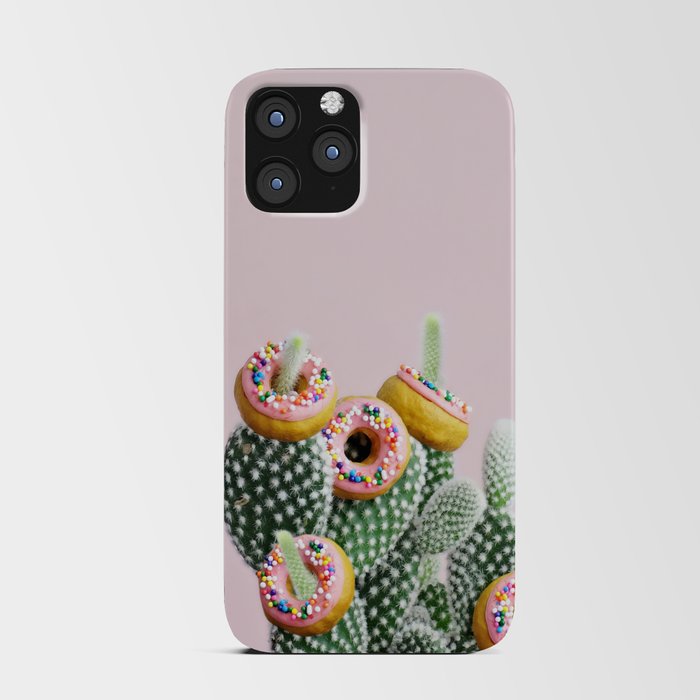 Donut Cactus In Bloom iPhone Card Case