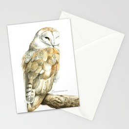 Barn Owl Stationery Cards