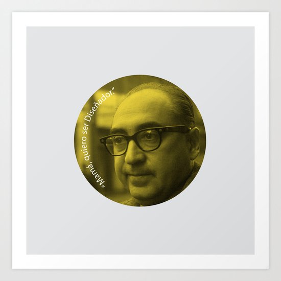 Mamá, quiero ser Diseñador Art Print