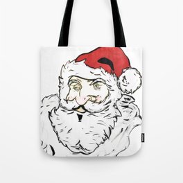 Santa Claus Portait Tote Bag