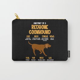 anatomy of a redbone coonhound Carry-All Pouch