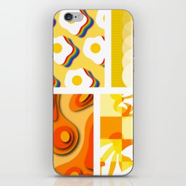 Assemble patchwork composition 20 iPhone Skin