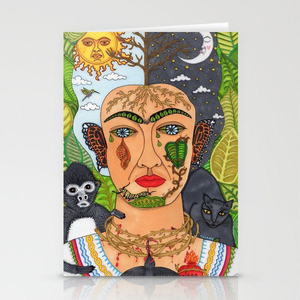 Frida Kahlo Monarca Stationery Cards