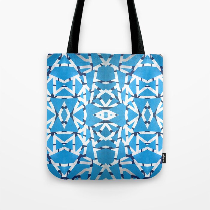 Eye Of the Shards Of Time White Tote Bag
