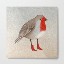 Robin Metal Print