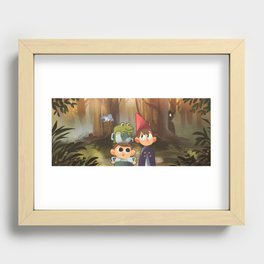 Over The Garden Wall Recessed Framed Print