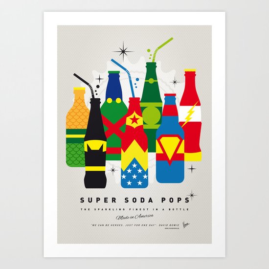 My SUPER SODA POPS No-26 Art Print