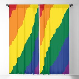 lgbtqia rainbow diversity Blackout Curtain