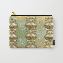 The Joy of Christmas - Gold Carry-All Pouch