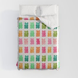 Gummy Bears Colorful Candy Duvet Cover