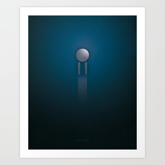 SMOOTH MINIMALISM - Star Trek Art Print