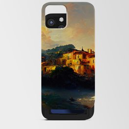 Sunset on the Italian Riviera iPhone Card Case