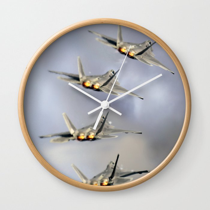 F-22 raptor Wall Clock