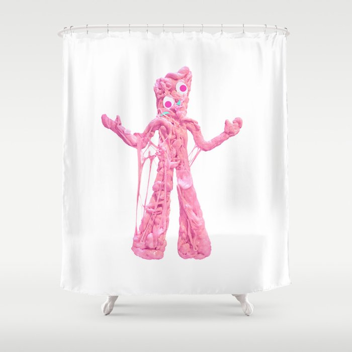Bubble Gumby Shower Curtain