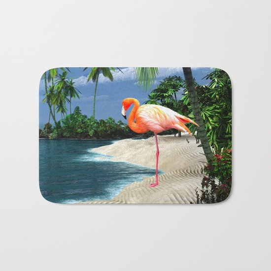 Flamingo Island Bath Mat