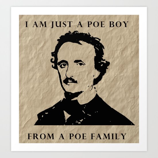 Poe Boy Art Print
