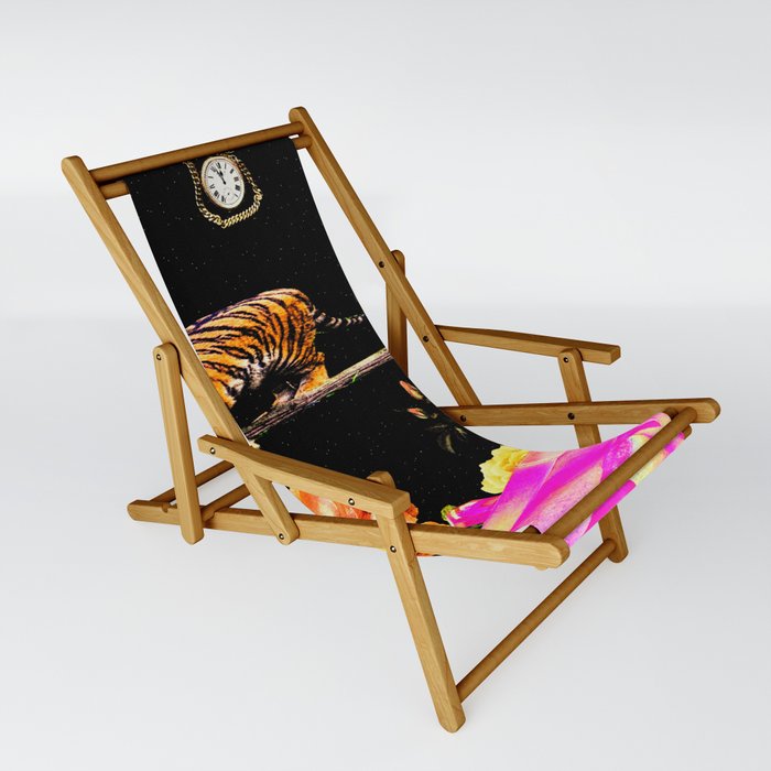 Tiger in Space Sling Chair