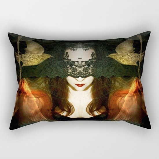 Madame Mayhem Rectangular Pillow