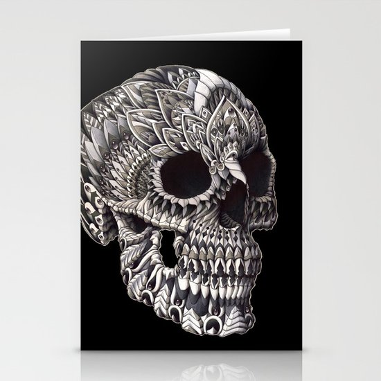 Ornate Skull Stationery Cards