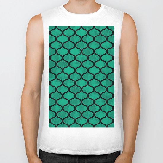 Lovely Pattern VV Biker Tank