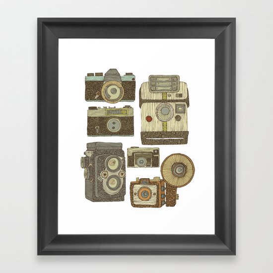 Take some pictures Framed Art Print