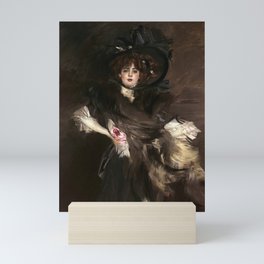  Portrait of Mademoiselle Lanthelme, 1907 by Giovanni Boldini Mini Art Print