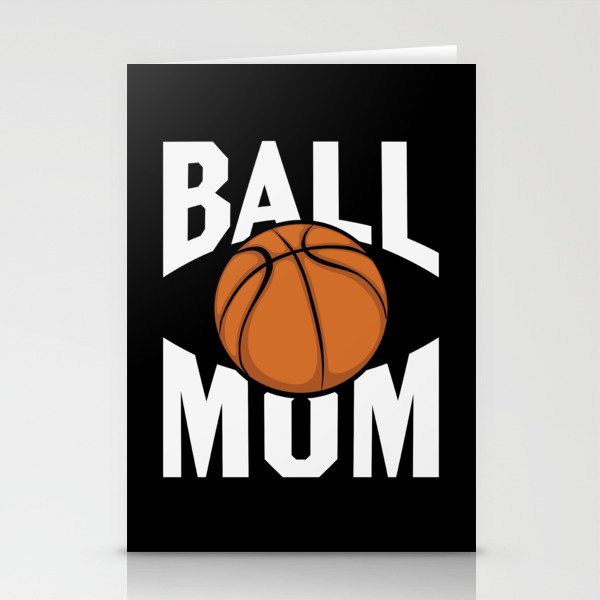 Basketball Mum Stationery Cards