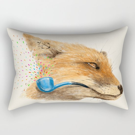 Fox V Rectangular Pillow