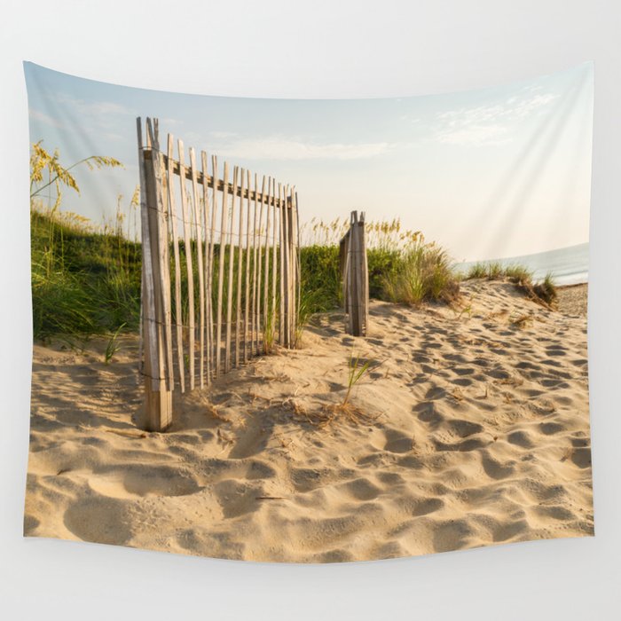 Outer Banks Beach North Carolina Coastal OBX NC Photography Print Wall Tapestry by Aaron Geraud 